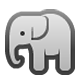 Emoji 🐘 Elefante su Facebook 1.0.