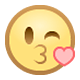 Emoji 😘 Faccina Che Manda Un Bacio su Facebook 1.0.