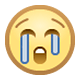 Emoji 😭 Faccina Disperata su Facebook 1.0.