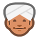 Emoji 👳 Persona Con Turbante su Facebook 1.0.