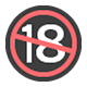 🔞 Emoji Prohibido Para Menos De 18 Años en Facebook 1.0.