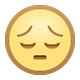 Emoji 😔 Faccina Pensierosa su Facebook 1.0.