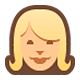 Emoji 👱 Persona Bionda su Facebook 1.0.