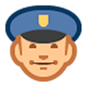 Émoji 👮 Officier De Police sur Facebook 1.0.