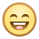 😄 Emoji grinsendes Gesicht mit lachenden Augen Facebook 1.0.