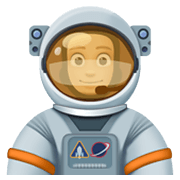 Emoji 🧑🏼‍🚀 Astronauta: Carnagione Abbastanza Chiara su Facebook 13.1.