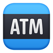 🏧 Emoji Symbol „Geldautomat“ Facebook 13.1.