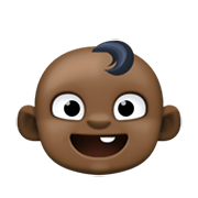 👶🏿 Emoji Bebê: Pele Escura na Facebook 13.1.