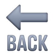 🔙 Emoji Seta «BACK» na Facebook 13.1.