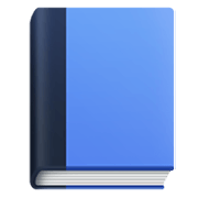 📘 Emoji blaues Buch Facebook 13.1.