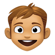 👦🏽 Emoji Junge: mittlere Hautfarbe Facebook 13.1.