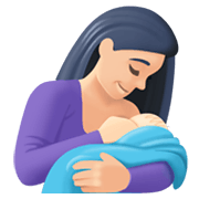 🤱🏻 Emoji Lactancia Materna: Tono De Piel Claro en Facebook 13.1.