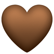 🤎 Emoji Corazón Marrón en Facebook 13.1.