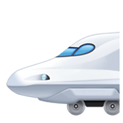 Emoji 🚅 Treno Alta Velocità Punta Arrotondata su Facebook 13.1.