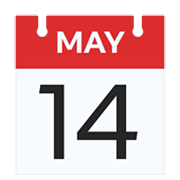 Emoji 📅 Calendario su Facebook 13.1.