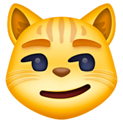 😼 Emoji Rosto De Gato Com Sorriso Irônico na Facebook 13.1.