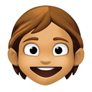 🧒🏽 Emoji Kind: mittlere Hautfarbe Facebook 13.1.