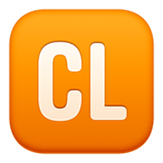 🆑 Emoji Großbuchstaben CL in rotem Quadrat Facebook 13.1.