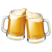 🍻 Emoji Jarras De Cerveza Brindando en Facebook 13.1.