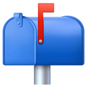 Emoji 📫 Cassetta Postale Chiusa Bandierina Alzata su Facebook 13.1.