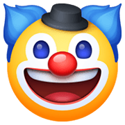 Clown-Gesicht