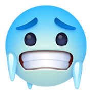 Emoji 🥶 Faccina Congelata su Facebook 13.1.