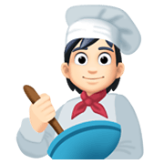 🧑🏻‍🍳 Emoji Cocinero: Tono De Piel Claro en Facebook 13.1.
