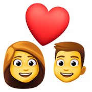 Emoji 👩‍❤️‍👨 Coppia Con Cuore: Donna E Uomo su Facebook 13.1.