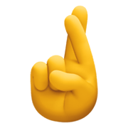 🤞 Emoji Hand mit gekreuzten Fingern Facebook 13.1.