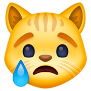 😿 Emoji weinende Katze Facebook 13.1.
