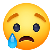 😢 Emoji weinendes Gesicht Facebook 13.1.