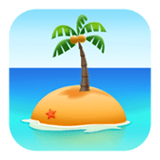 Emoji 🏝️ Isola Deserta su Facebook 13.1.