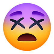 😵 Emoji benommenes Gesicht Facebook 13.1.