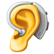 🦻 Emoji Ouvido Com Aparelho Auditivo na Facebook 13.1.