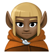 🧝🏿 Emoji Elf(e): dunkle Hautfarbe Facebook 13.1.
