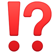 Emoji ⁉️ Punto Esclamativo E Interrogativo su Facebook 13.1.