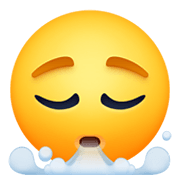 😮‍💨 Emoji Cara Exhalando en Facebook 13.1.