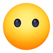 Emoji 😶 Faccina Senza Bocca su Facebook 13.1.