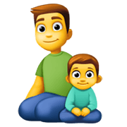 Emoji 👨‍👦 Famiglia: Uomo E Bambino su Facebook 13.1.