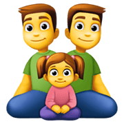 👨‍👨‍👧 Emoji Família: Homem, Homem E Menina na Facebook 13.1.