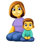 👩‍👦 Emoji Familie: Frau, Junge Facebook 13.1.
