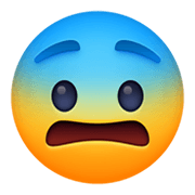 😨 Emoji ängstliches Gesicht Facebook 13.1.