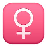 Emoji ♀️ Simbolo Genere Femminile su Facebook 13.1.