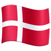🇩🇰 Emoji Flagge: Dänemark Facebook 13.1.