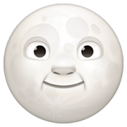 Emoji 🌝 Faccina Luna Piena su Facebook 13.1.