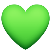 💚 Emoji grünes Herz Facebook 13.1.