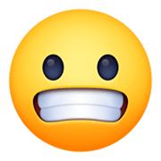 Emoji 😬 Faccina Con Smorfia su Facebook 13.1.