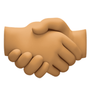 🤝🏽 Emoji Handschlag, mittlere Hautfarbe Facebook 13.1.