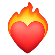 Émoji ❤️‍🔥 Cœur en feu sur Facebook 13.1.