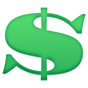 Emoji 💲 Dollaro su Facebook 13.1.